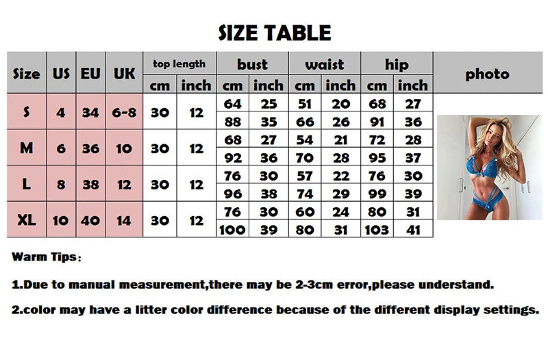 Sexigt underklädesset i spets (3-delat) | Freja