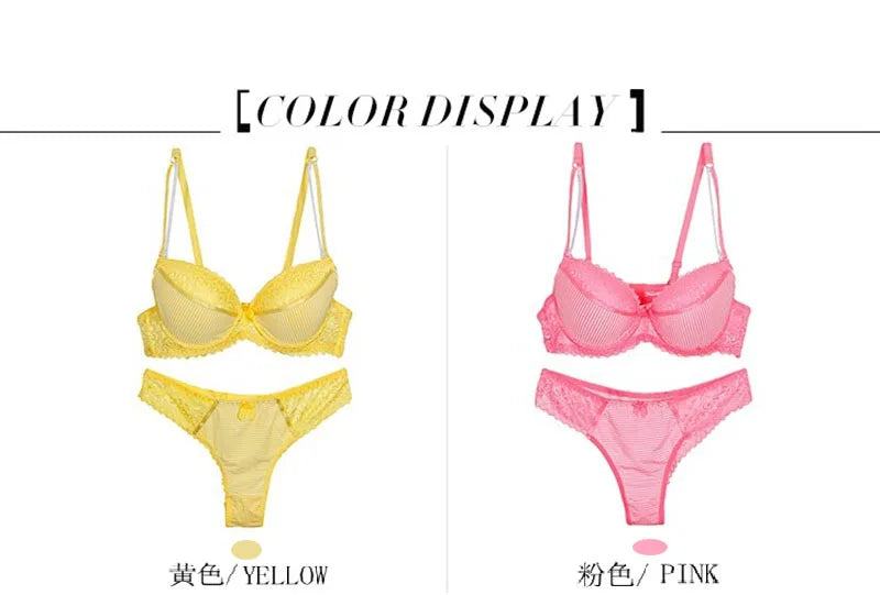 Spets-BH-set med push-up för plus size | Ebba