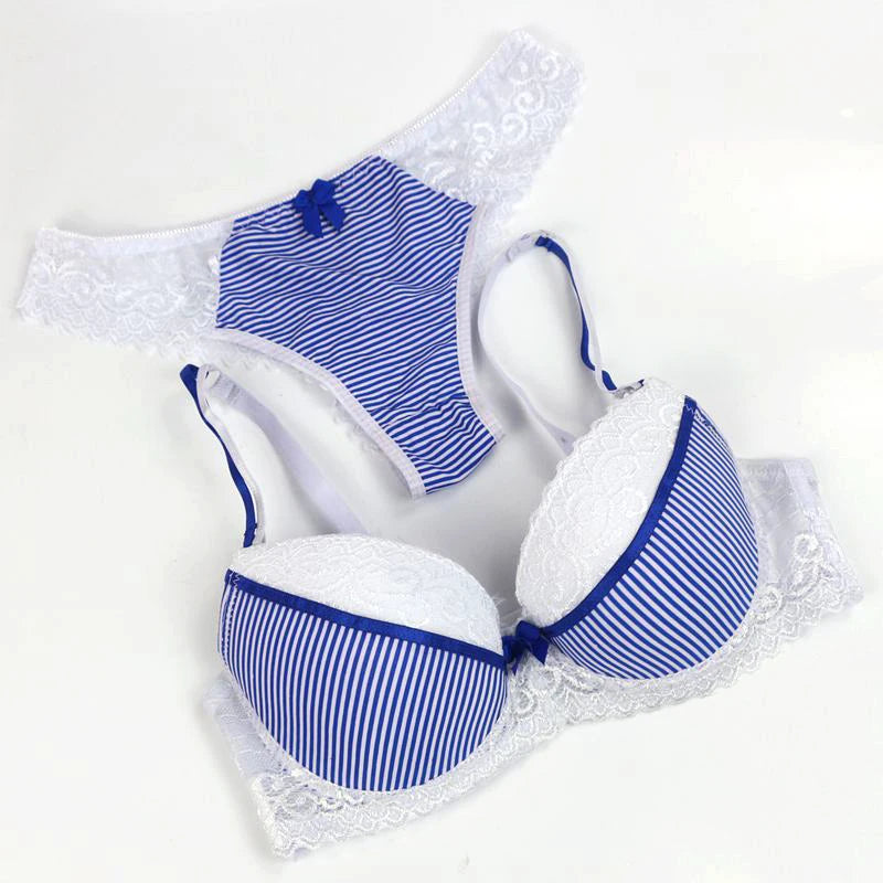 Spets-BH-set med push-up för plus size | Ebba