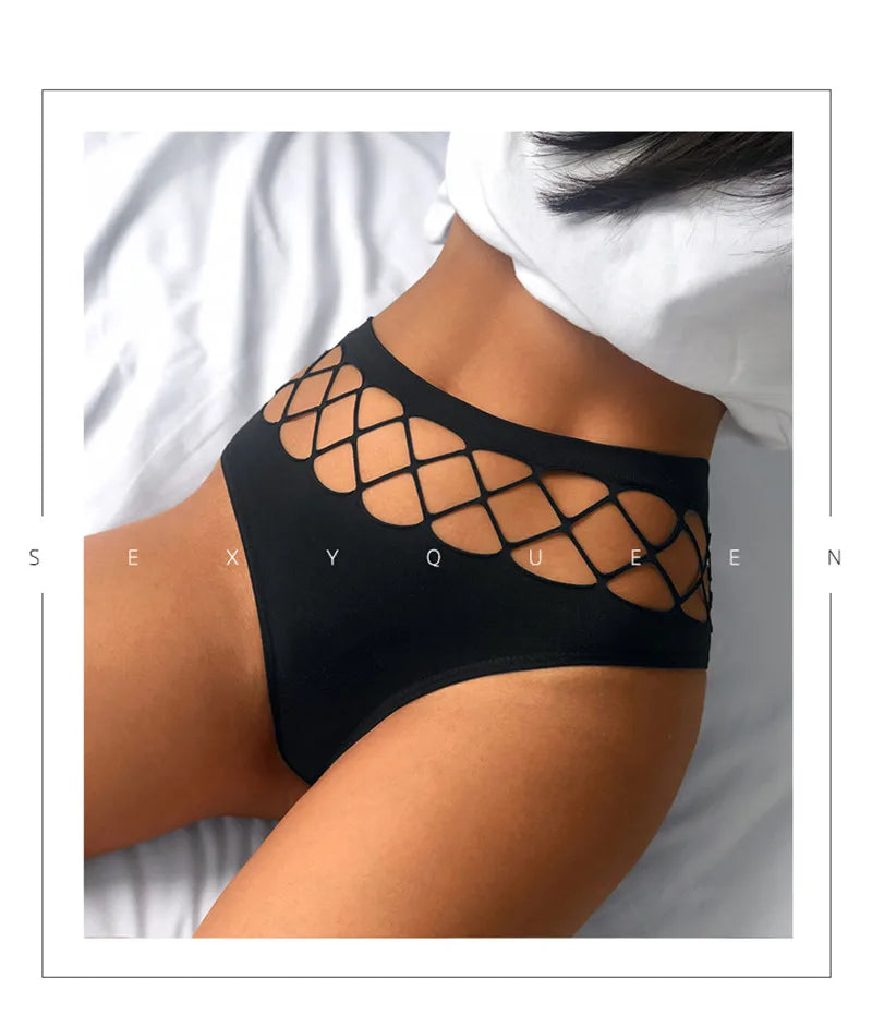 Hollow‑out thong i mesh för kvinnor | Tindra