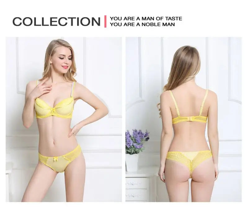 Spets-BH-set med push-up för plus size | Ebba