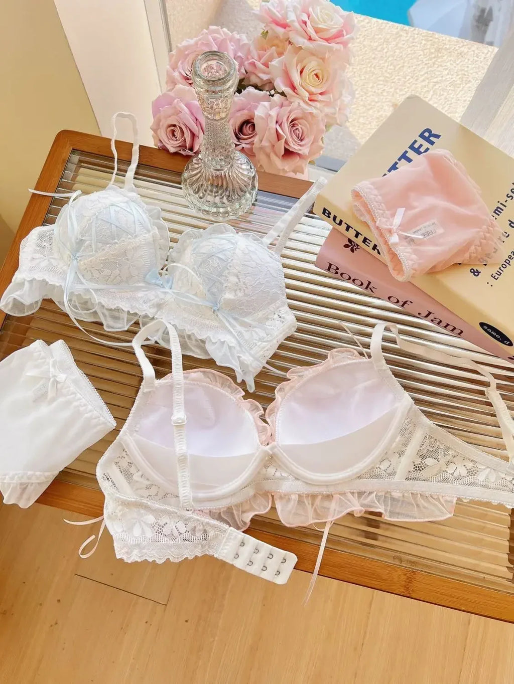 Romantisk spets‑BH med push‑up | Alva