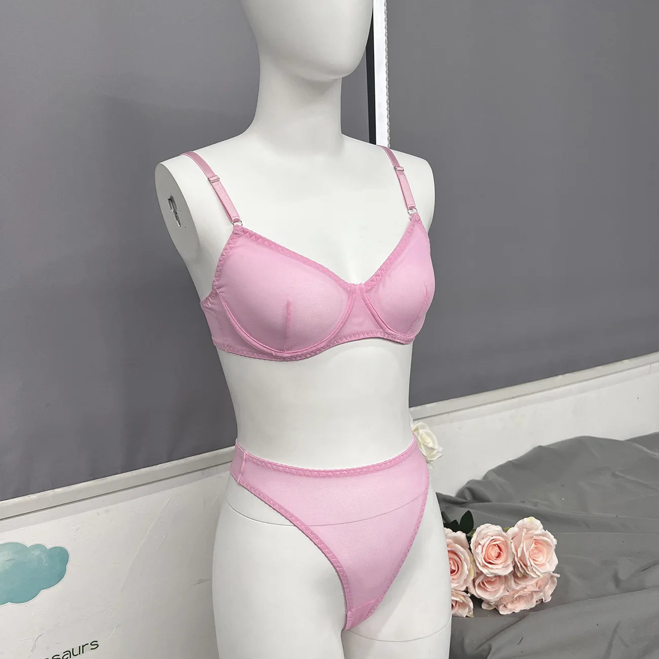 Sexigt seamless lingerie‑set med push‑up | Mila