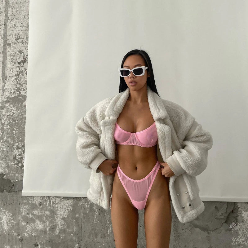 Sexigt seamless lingerie‑set med push‑up | Mila