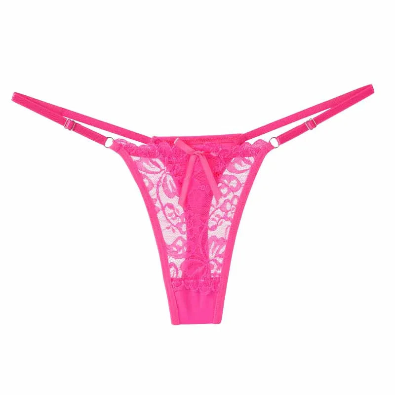 Sexig G-string i transparent spets | Saga