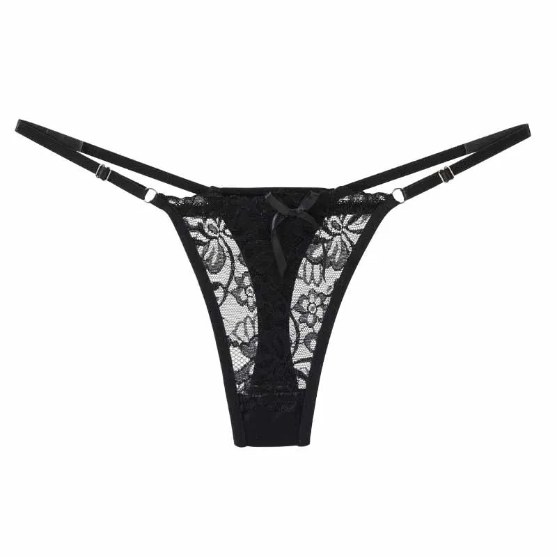 Sexig G-string i transparent spets | Saga