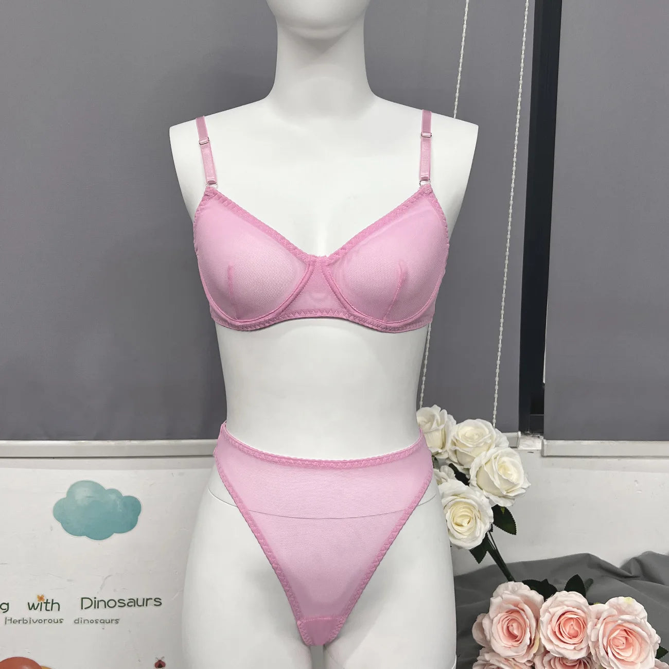 Sexigt seamless lingerie‑set med push‑up | Mila