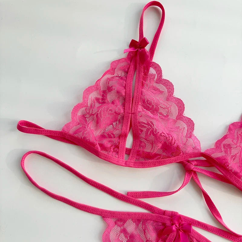 Förföriskt lingerie‑set med öppen gren | Ylva