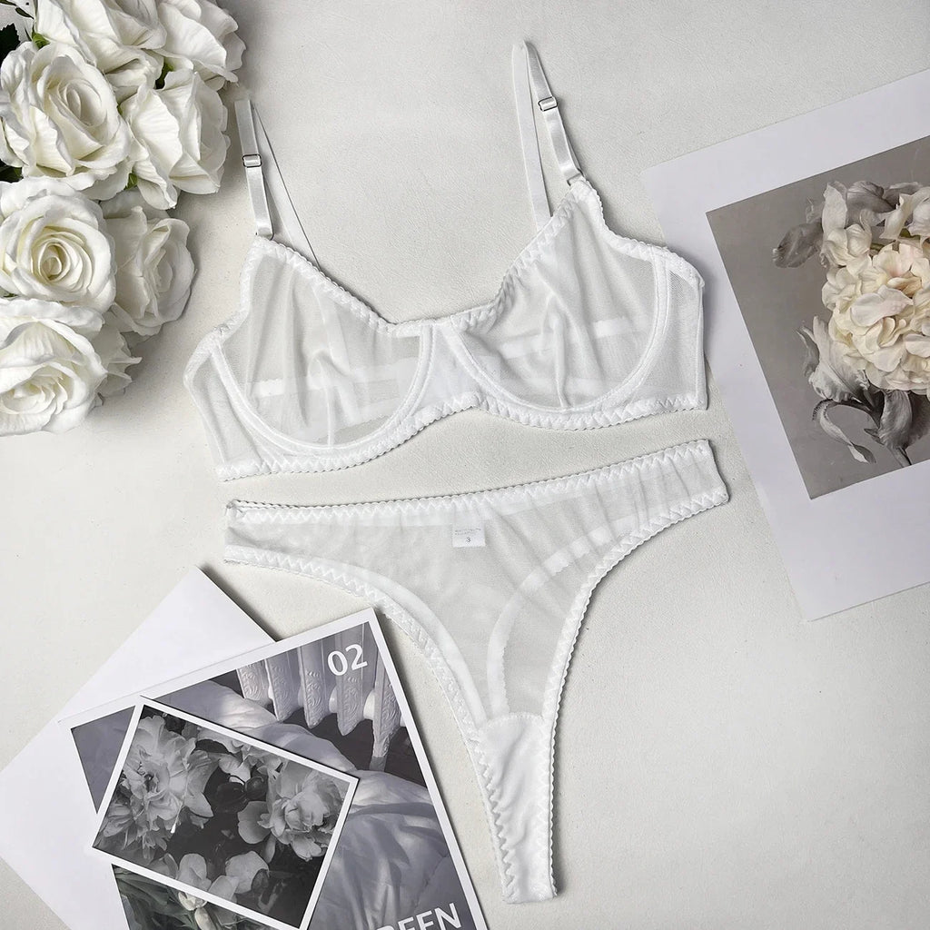 Sexigt seamless lingerie‑set med push‑up | Mila