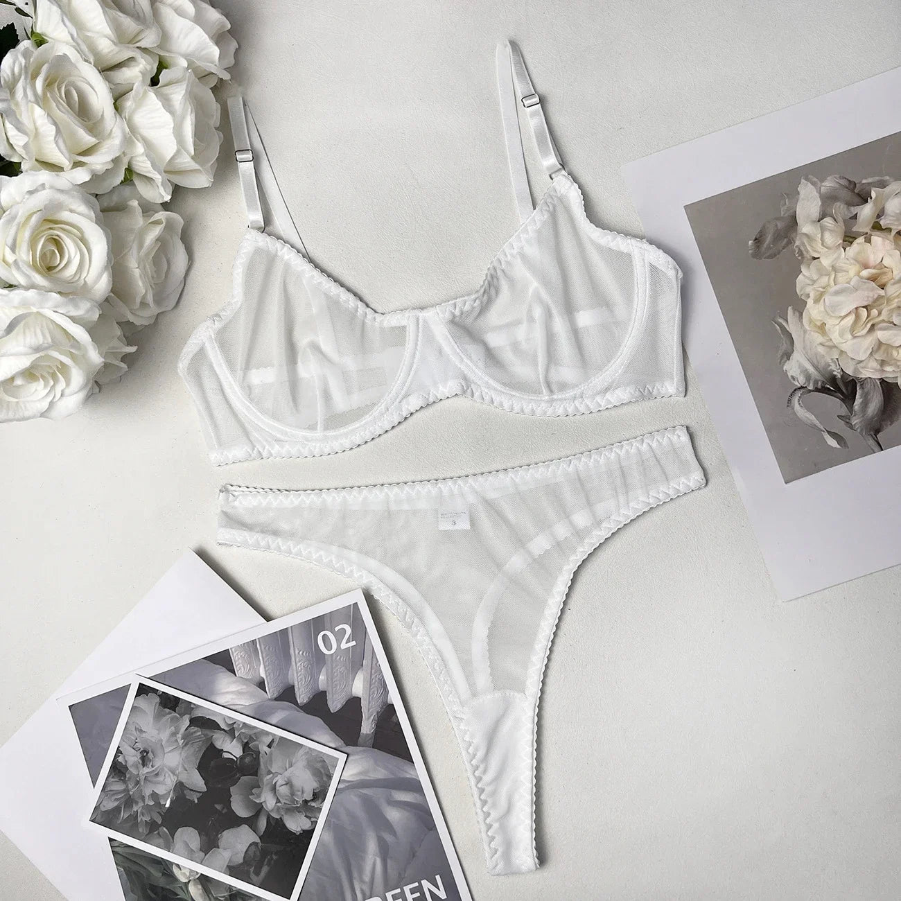 Sexigt seamless lingerie‑set med push‑up | Mila