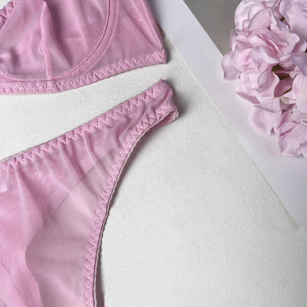 Sexigt seamless lingerie‑set med push‑up | Mila