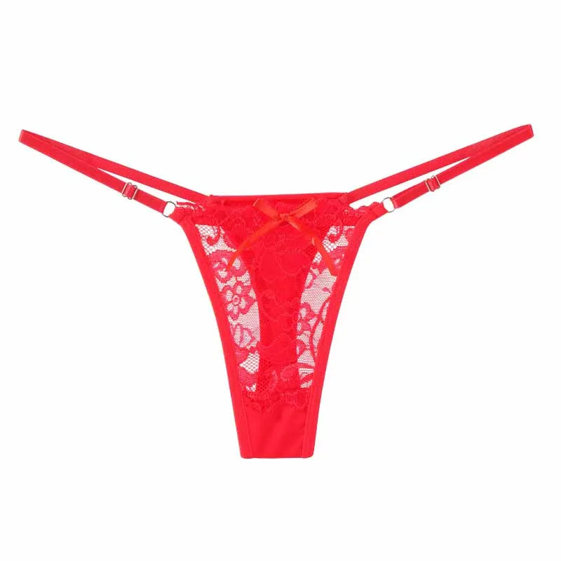 Sexig G-string i transparent spets | Saga