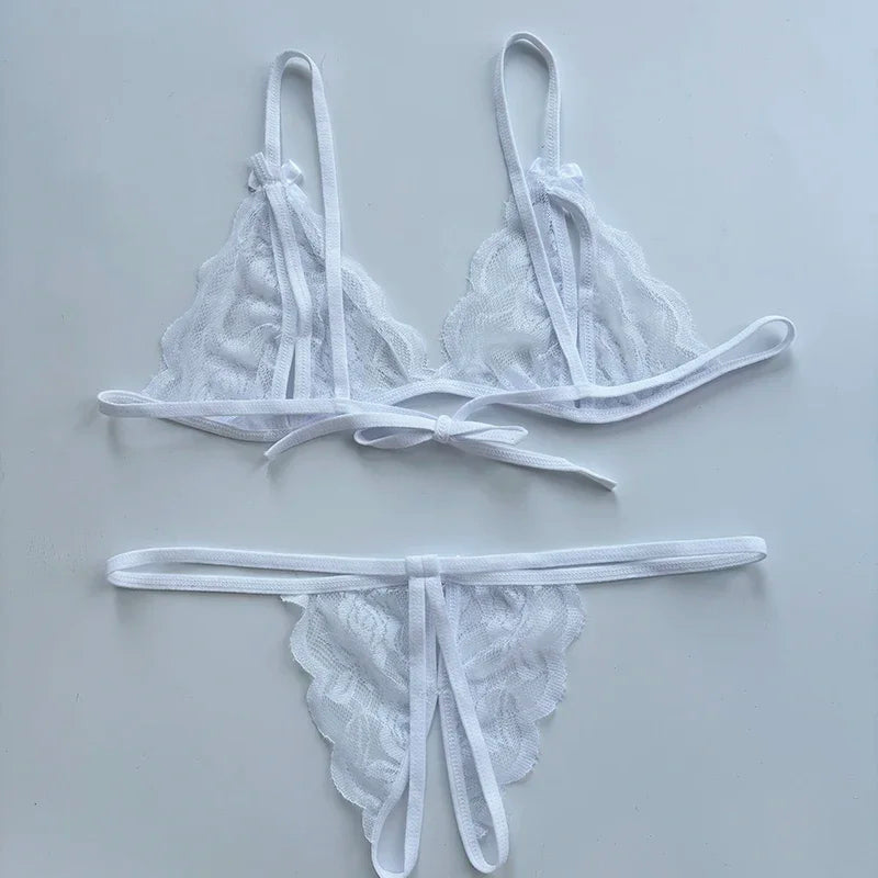 Förföriskt lingerie‑set med öppen gren | Ylva