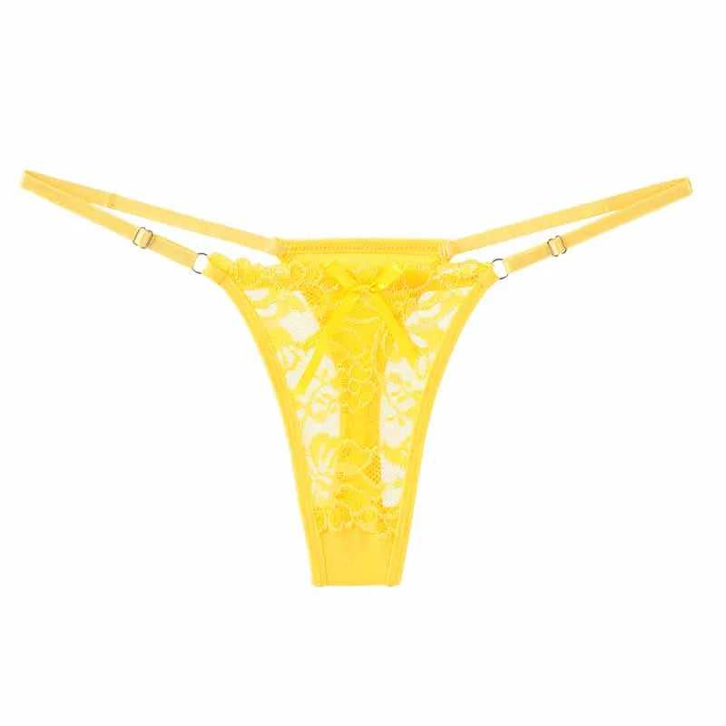 Sexig G-string i transparent spets | Saga