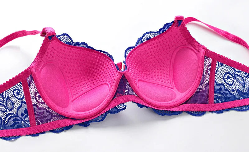 Spets‑BH‑set med push‑up för stora storlekar | Ebba