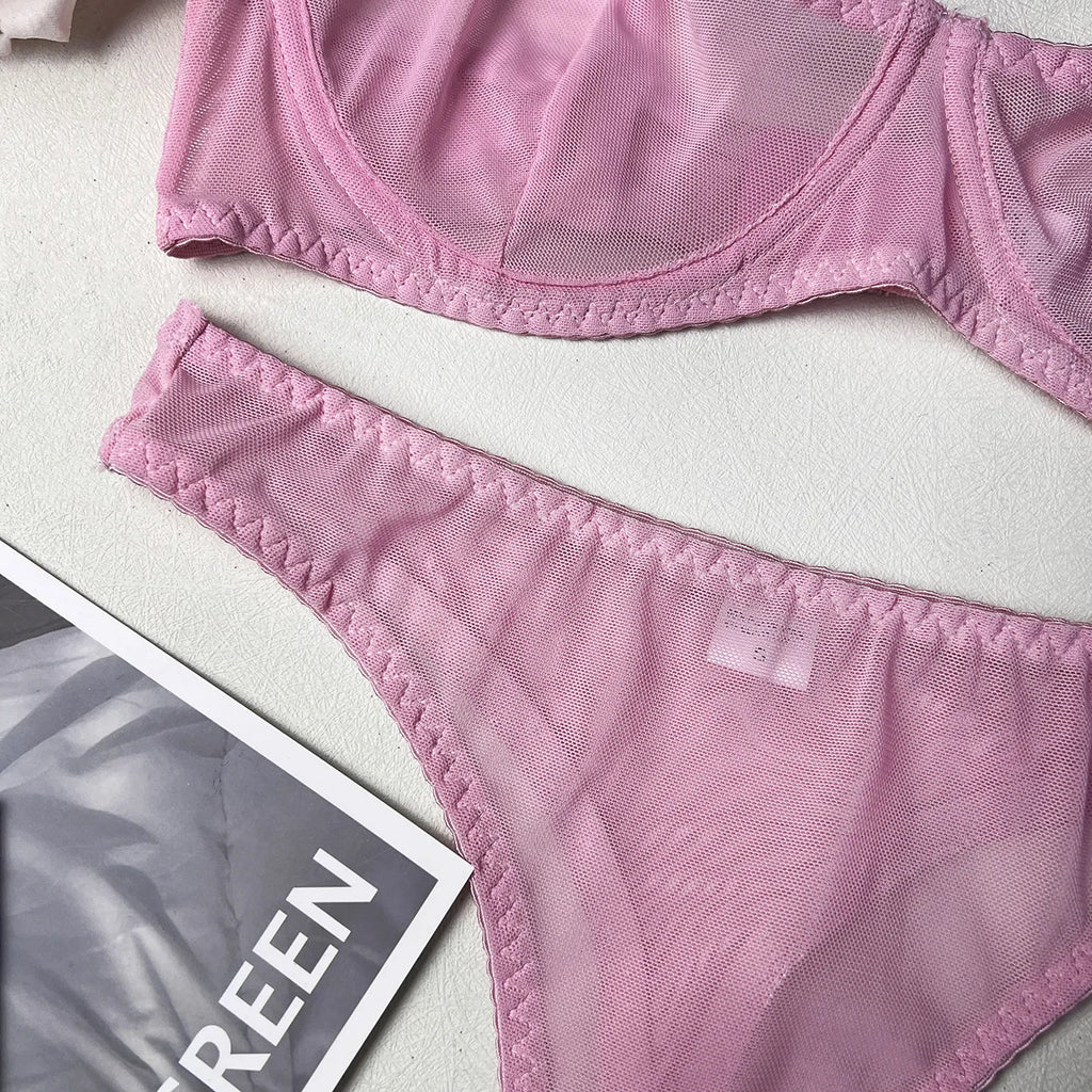 Sexigt seamless lingerie‑set med push‑up | Mila