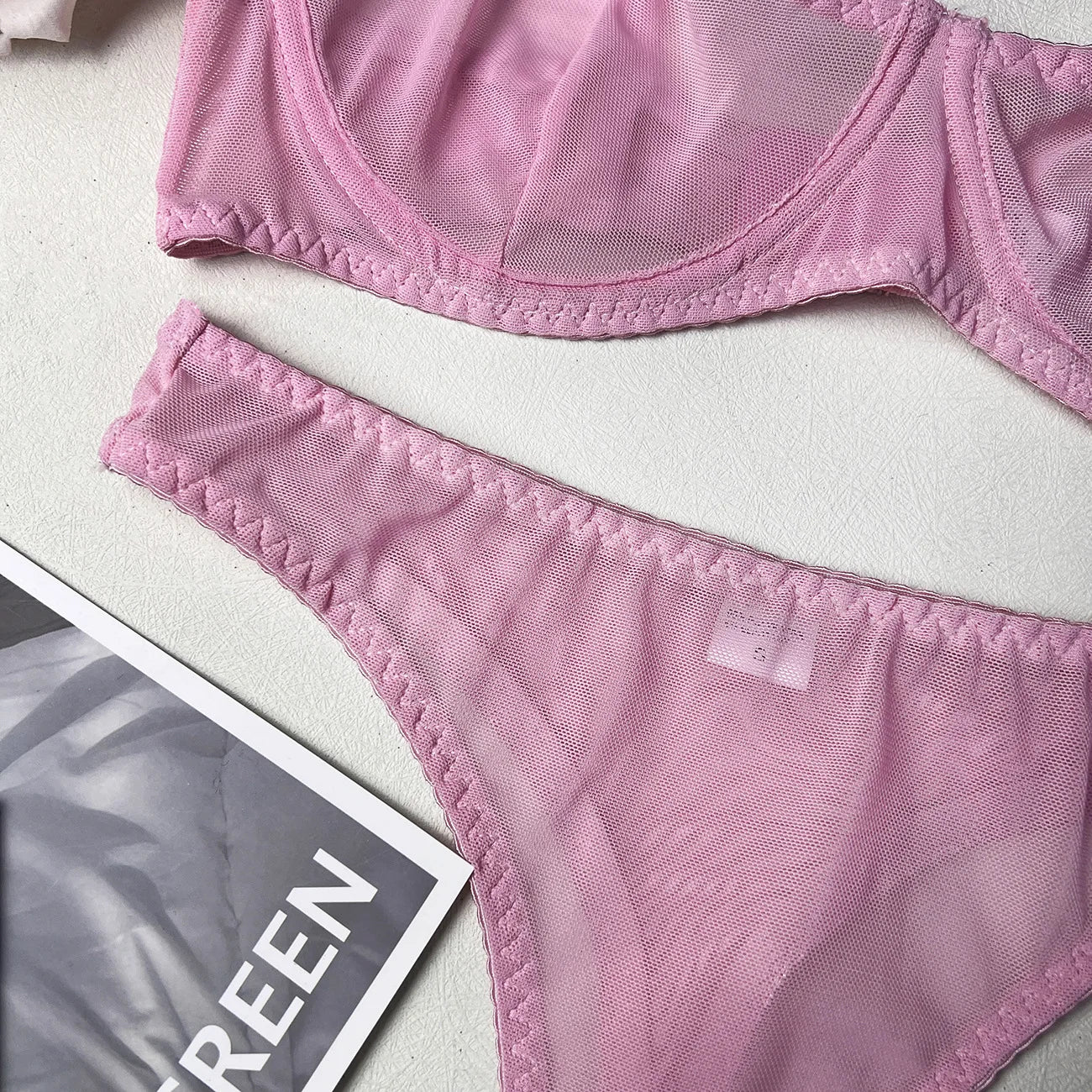 Sexigt seamless lingerie‑set med push‑up | Mila