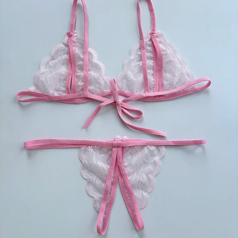 Förföriskt lingerie‑set med öppen gren | Ylva